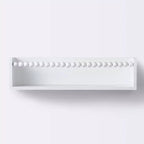 Beaded Decorative Wall Shelf - White - Cloud Island™: MDF Frame, Painted Finish, Includes Screws and Anchors