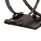 Tavolino quadrato 60 cm – Struttura in metallo e piano in legno