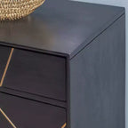 Consolle da 58" in stile moderno di metà secolo con cassetti