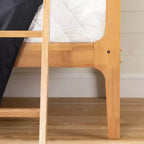 Letto a castello matrimoniale moderno con struttura in legno laminato