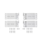 Kit di estensione hardware per il montaggio su anta di armadio per contenitori della serie 5349 (confezione da 4)