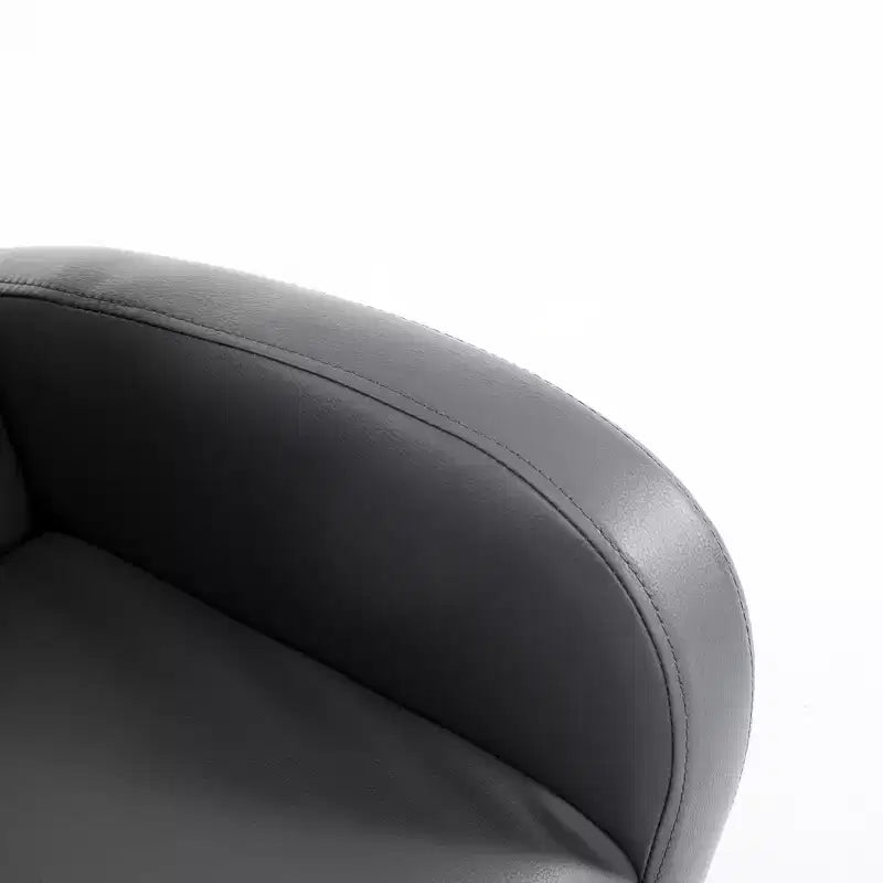 Divano Sedia a Dondolo per Bambini con Tasche Laterali, Poltroncina per Bambini in Pelle PU, Grigio