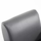 Divano Sedia a Dondolo per Bambini con Tasche Laterali, Poltroncina per Bambini in Pelle PU, Grigio