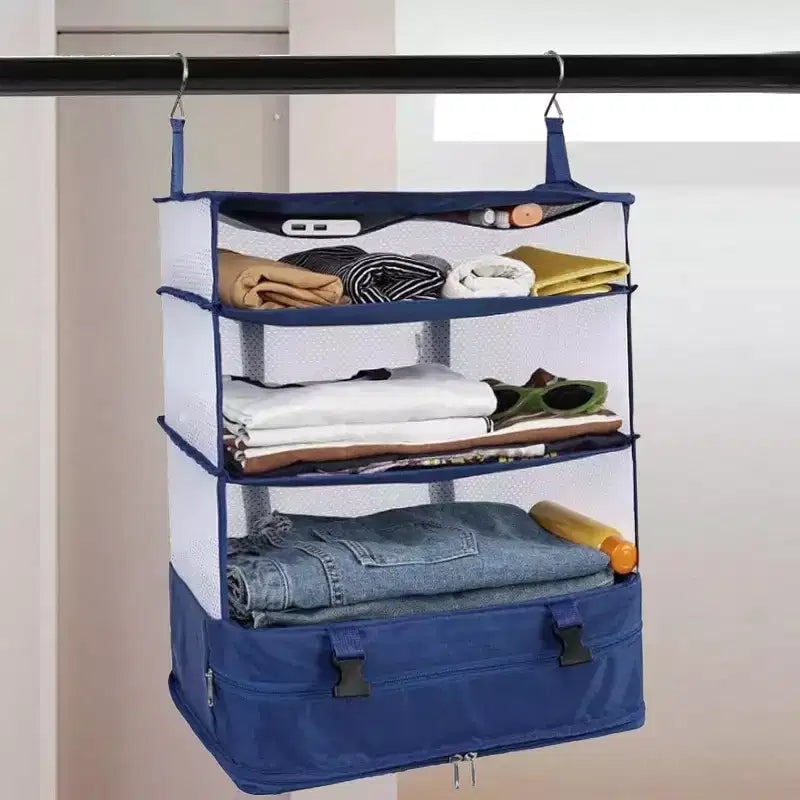 Organizzatore da Viaggio a Scomparti (3 piani) con Scomparto per il Bucato - Grande