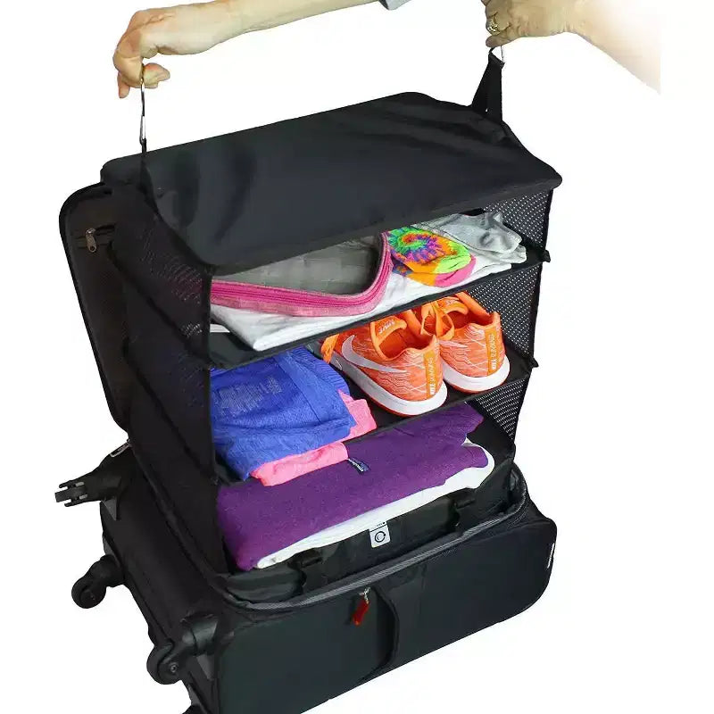 Organizzatore da Viaggio a Scomparti (3 piani) con Scomparto per il Bucato - Grande