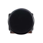 Pouf Contenitore Rotondo Rivestito in Similpelle