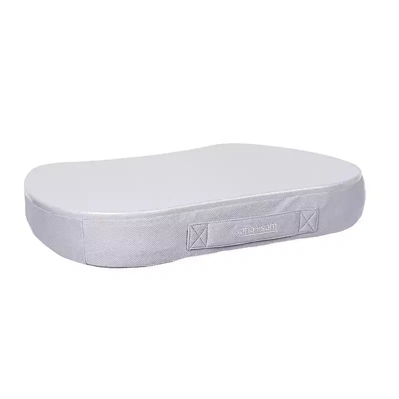 Scrivania compatta da grembo con cuscino in memory foam – Argento
