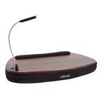 Scrivania compatta da grembo con cuscino in memory foam – Argento